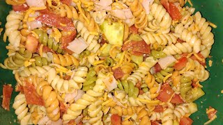 Quick and Easy Zesty Italian Pasta Salad 😋 [upl. by Ahsemrak]