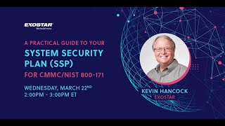 A Practical Guide to Your System Security Plan SSP for CMMCNIST 800171 [upl. by Leunad]