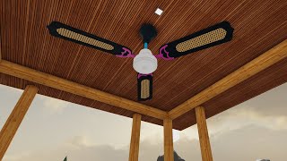 VERY Impressive Vintage Ceiling Fan Makeover [upl. by Swain]