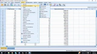 ESTADISTICA DESCRIPTIVA MEDIA MEDIANA MODA EN SPSS [upl. by Askari613]