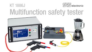 Multifunction safety tester KT 1886J  Short video tutorial [upl. by Romeu629]