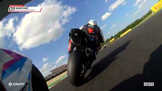 Bennetts British Superbikes RD3 Donington Park  Race 3 onboard highlights [upl. by Kalagher]