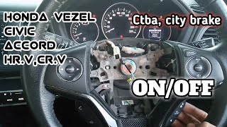 Honda vezelcivicAccordFit Ctba light on off [upl. by Airbmac]