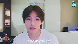 BTS V Vlive Engsub How Taehyung Love ARMY [upl. by Metabel821]