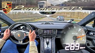 Porsche Panamera GTS is NA V8 HEAVEN on Autobahn [upl. by Otrebireh]