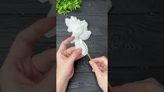 How to make Easy Tissue Paper Flowers Paper Craft shorts [upl. by Molli802]