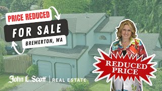 𝙋𝙍𝙄𝘾𝙀 𝙍𝙀𝘿𝙐𝘾𝙏𝙄𝙊𝙉 Beautiful Home  Bremerton [upl. by Nwahsram]