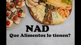 NAD en que alimentos se encuentra NMN [upl. by Egduj]