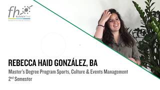 International Masters Degree Sports Culture amp Events Management [upl. by Giovanna]