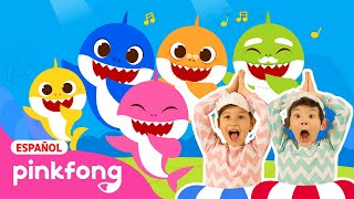 Baile del Tiburón Bebé y Más  Tiburón Bebé Du Ru Du Ru  Canciones Infantiles  Pinkfong en español [upl. by Itnuahsa]