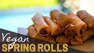 How To Make Vegan Spring Rolls  DairyFree and NutFree Recipe [upl. by Esinereb]