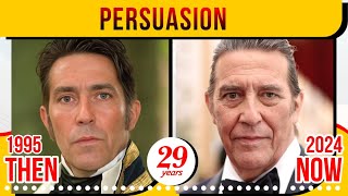 PERSUASION 1995 Cast then and Now [upl. by Oramug]