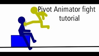 Fight Animation In Pivot Animator  pivot animator tutorial [upl. by Salisbury]