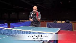 Learn to Play Topspin against Backspin  PingSkills  Table Tennis [upl. by Uthrop471]