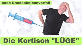 Injektion nach Bandscheibenvorfall  Die Kortison Lüge LWS  HWS [upl. by Annekahs65]