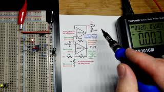 2 Op Amp LED Fading On Off Circuit using LM358 [upl. by Moersch]