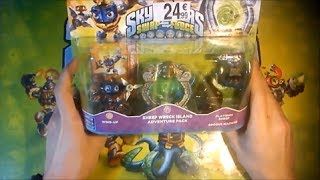 OuvertureUnboxing skylanders swap force wind up world sheep wreck island [upl. by Aivekal]