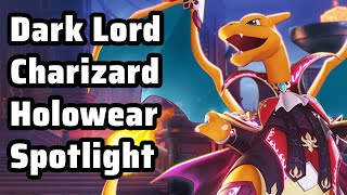 Dark Lord Style Charizard Base FXs  HolowearSkin Spotlight Pokémon UNITE [upl. by Kare246]