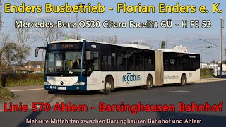 Sound Bus MercedesBenz O530 Citaro Facelift GÜ von Enders Busbetrieb  H FE 53 Voith [upl. by Mendelsohn]