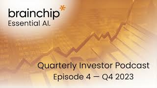 Investor Podcast Episode 4 BrainChip CEO Sean Hehir Quarterly Investor Update [upl. by Eiclehc890]