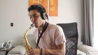 Ella baila sola  Eslabon Armado Peso Pluma  Jayi Garrido Sax Cover [upl. by Oirad]