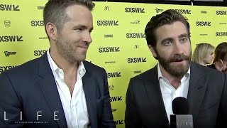 Ryan Reynolds amp Jake Gyllenhaal at the World Premiere of LIFE [upl. by Miguel]