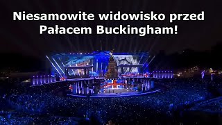 Niesamowite widowisko przed Pałacem Buckingham z okazji Platynowego Jubileuszu królowej Elżbiety II [upl. by Warner]