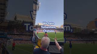 Chelsea fans singing We hate Tottenham Chelsea again this season Chelsea 02 Man City 180824 [upl. by Nnelg565]