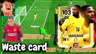 Mike maignan goalkeeper review fc mobile best gk🤯🤯🤯 better than Van DER sar goat🐐 of GK [upl. by Lenhard]