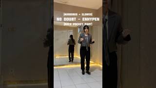 Mirrored  075x speed NO DOUBT  ENHYPEN Back Pocket Part Dance Tutorial [upl. by Ateiram36]