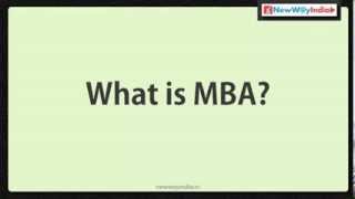 MBA 101  What is MBA  Best MBA Lectures for Beginners  MBA Aspirants 001 [upl. by Tonnie]