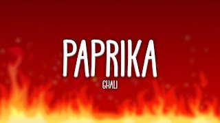 Paprika  Ghali LyricTesto [upl. by Yrro]