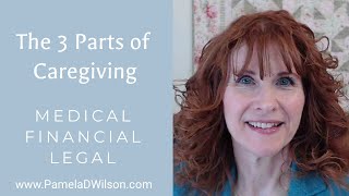 Three Parts of Caregiving Medical Legal Financial Planning [upl. by Ahsiner512]