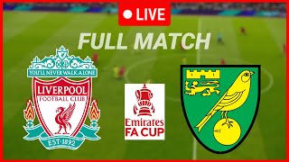 🔴LIVE Liverpool vs Norwich  Emirates FA CUP 2024 Full Match Today Highlight amp Goals [upl. by Delanos]