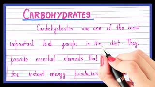 What are carbohydrates  Definition of carbohydrates  Carbohydrates kise kahte hai [upl. by Ahsatak]