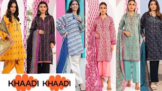 KHAADI Summer collection 3pc LawnKhaadi summer online shopping khaadisale KHAADI khaadionline [upl. by Aicil]