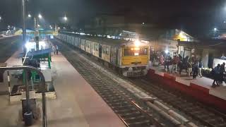 Trains Passing Through Kankinara KNR station  Radhikapur Exp AND Gede Local [upl. by Tobin]