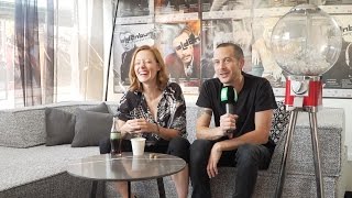 Barnaby Metschurat amp Lavinia Wilson  Interview  FILMFEST TV 2016 [upl. by Urial]