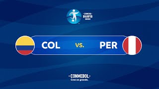 EN VIVO  COLOMBIA vs PERÚ  CONMEBOL SUB15 2023 [upl. by Eraste370]