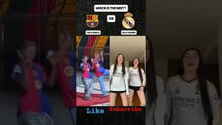 Barcelona song vs Real Madrid song football edit subscribe [upl. by Meggs]