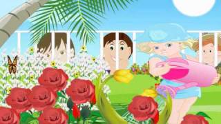 English Nursery Rhymes for Children  Mary Mary Quite Contrary [upl. by Chip]