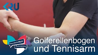 Ellenbogen  Der Golferellenbogen und der Tennisarm  GesundheitsTALK Rummelsberg [upl. by Goodyear503]