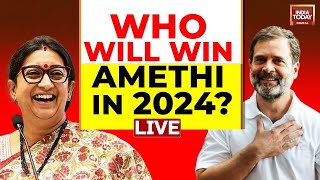 LIVE Who Will Win Amethi In 2024  Lok Sabha 2024 Elections  Rahul Gandhi Vs Smriti Irani LIVE [upl. by Cosetta]