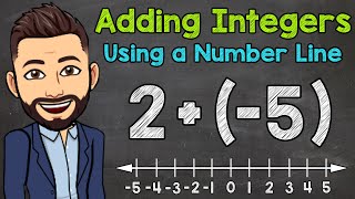 Adding Integers Using a Number Line  Math with Mr J [upl. by Dugan654]