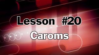 Pool Lessons amp Billiards Instruction  How to do Carom Shots  Terry Bell Master Class 20 [upl. by Namreh902]