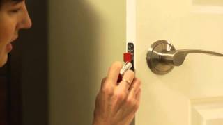 How to Fix A Door That Wont Latch  Home Hack [upl. by Yrelle]