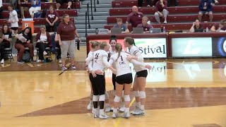 Whitewater Triumphs Over UWLa Crosse in Volleyball Showdown [upl. by Eikkin]