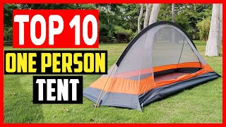 ✅10 Best One Person Tent of 2024 [upl. by Accebar700]