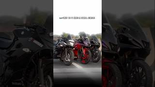 Top three models R15 V4 bike 😍 shots automobile [upl. by Eiltan590]