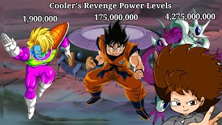 DBZ Coolers Revenge Power LevelsAnime Rodri604 [upl. by Thirion282]